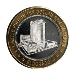 .999 Fine Silver Eldorado Reno, Nevada $10 Limited Edition Gaming Token