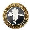Image 1 : .999 Silver Fitzgeralds Casino & Hotel Reno, Nevada $10 Limited Edition Gaming Token