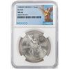 Image 1 : 1984Mo Mexico 1 Onza Libertad Silver Coin NGC MS66