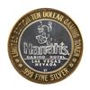 Image 2 : .999 Fine Silver Harrahs Casino Las Vegas, Nevada $10 Limited Edition Gaming Token
