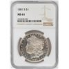 Image 1 : 1881-S $1 Morgan Silver Dollar Coin NGC MS61
