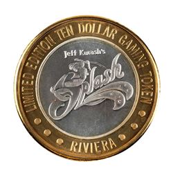 .999 Silver Riviera Hotel & Casino Las Vegas $10 Casino Limited Edition Gaming Token