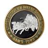 Image 1 : .999 Fine Silver Sam's Town Casino Las Vegas $10 Limited Edition Gaming Token