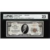 Image 1 : 1929 City NB of Taylor, TX CH# 5275 National Currency Note PMG Very Fine 25