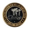Image 1 : .999 Silver Mirage Las Vegas Nevada $10 Casino Limited Edition Gaming Token