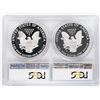 Image 2 : 1986-S & 2016-W $1 Proof American Silver Eagle Coin Set PCGS PR69DCAM