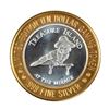 Image 1 : .999 Silver Treasure Island Las Vegas, Nevada $10 Casino Limited Edition Gaming Token