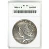 Image 1 : 1934-D $1 Peace Silver Dollar Coin ANACS AU50