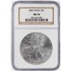 Image 1 : 2002 $1 American Silver Eagle Coin NGC MS70