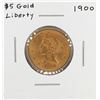 Image 1 : 1900 $5 Liberty Head Half Eagle Gold Coin