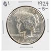 Image 1 : 1924-S $1 Peace Silver Dollar Coin