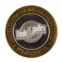 .999 Silver Stratosphere Las Vegas, NV $10 Casino Limited Edition Gaming Token