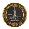 Image 2 : .999 Silver Stratosphere Las Vegas, NV $10 Casino Limited Edition Gaming Token