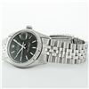 Image 4 : Rolex Mens Stainless Steel 36MM Black Index 36MM Datejust Wristwatch