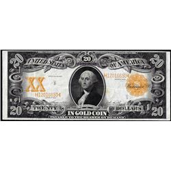 1922 $20 Gold Certificate Note