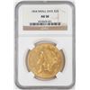 Image 1 : 1854 Small Date $20 Liberty Head Double Eagle Gold Coin NGC AU50