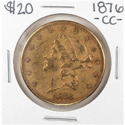 1876-CC $20 Liberty Head Double Eagle Gold Coin