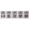 Image 1 : 2011 $1 American Silver Eagle 25th Anniversary (5) Coin Set NGC MS69/PF69