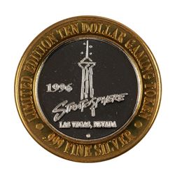 .999 Silver Stratosphere Las Vegas, NV $10 Casino Limited Edition Gaming Token