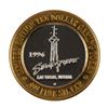 Image 1 : .999 Silver Stratosphere Las Vegas, NV $10 Casino Limited Edition Gaming Token