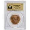 Image 1 : 1914 $10 Canada Royal Canadian Gold Hoard Coin PCGS MS63