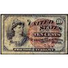 Image 1 : 1863 Ten Cent 4th Issue Fractional Currency Note