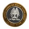 Image 2 : .999 Silver Hilton Las Vegas, Nevada $10 Casino Limited Edition Gaming Token