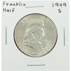 1949-S Franklin Half Dollar Coin