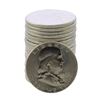Image 1 : Roll of (20) Brilliant Uncirculated 1963 Franklin Half Dollar Coins