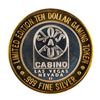 Image 1 : .999 Silver Slots A Fun Casino Las Vegas, NV $10 Limited Edition Casino Gaming Token