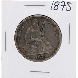 1875 Seated Liberty Half Dollar Coin