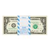 Image 1 : Pack of (100) Consecutive 2013 $1 Federal Reserve Star Notes Cleveland
