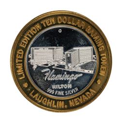 .999 Fine Silver Flamingo Casino Laughlin, NV $10 Limited Edition Gaming Token