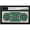 Image 2 : 1872 $20 State of South Carolina Revenue Bond Obsolete Note PMG Gem Uncirculated 66EPQ
