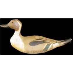 Duck Decoy, Glass Eye, Antique