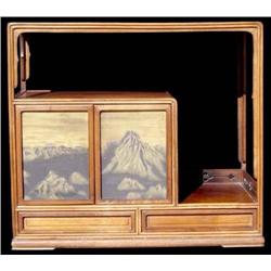 Japanese Tea Cabinet, Teak