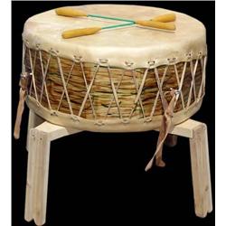 Contemporary Drum on Stand