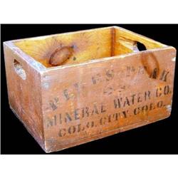 Crate, Pikes Peak Mineral Water 