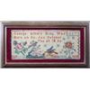 Image 1 : Petitpoint Needlework 1857 Sampler