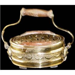 Antique Brass Foot Warmer