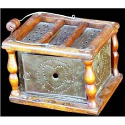 Pierced Tin Foot Warmer