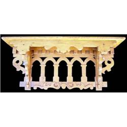 Eastlake Wall Shelf, Oak