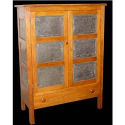 Pie Safe, Rare, 12 Tin Panels