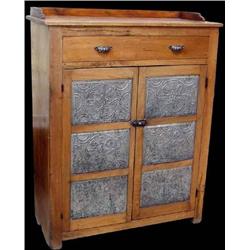 Pie Safe, 6 Tin Panels