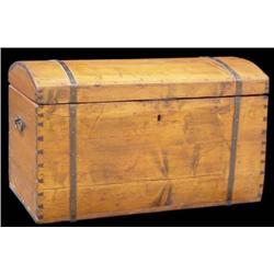 Pine Trunk with Iron Fittings