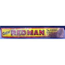 Tin Advertising Sign Chew Redman