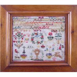 Needlepoint Sampler, 1838