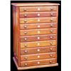 Image 1 : 10 Drawer Flat Storage Cabinet