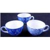 Image 1 : 3 Spongeware Cups & Saucers