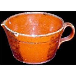 Redware Batter Bowl